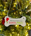 Glass Dog Bone Ornament - The Flag Lady