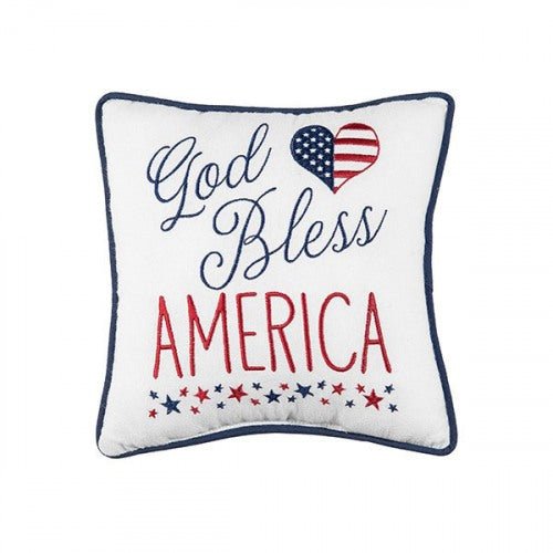 God Bless America Pillow - The Flag Lady