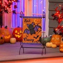 Gone Batty Applique Garden Flag - The Flag Lady