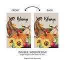 Grateful Cornucopia Suede Garden Flag - The Flag Lady