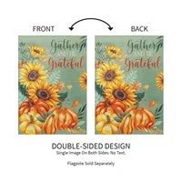 Grateful Gatherings Suede Garden Flag - The Flag Lady