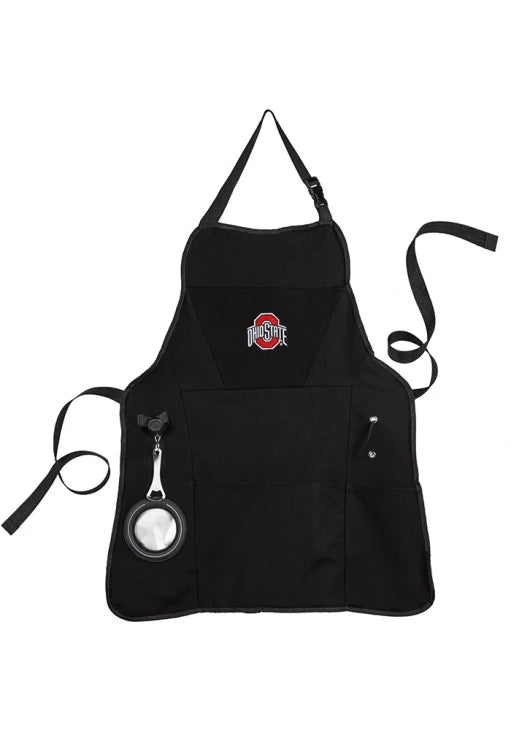 Grill Apron Black OSU - The Flag Lady