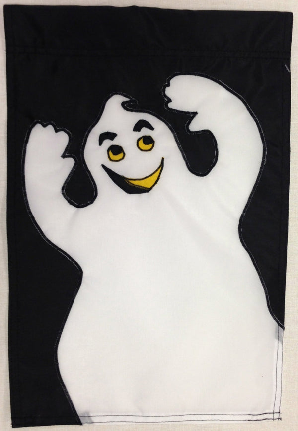 Halloween Ghost Garden Flag Garden Flag 12 x 17 inches Halloween - The Flag Lady