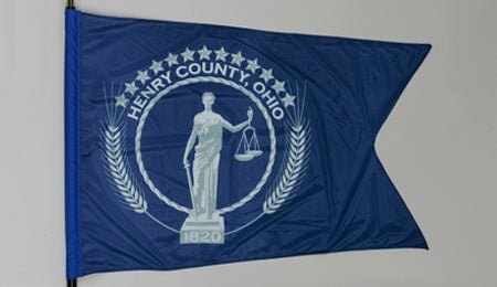 Henry County Ohio Flag - 3x5 Feet - The Flag Lady