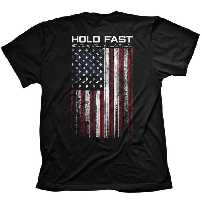 HOLD FAST US Flag Mens T - Shirt - The Flag Lady