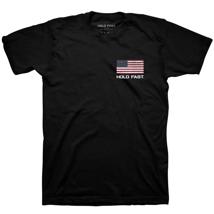 HOLD FAST US Flag Mens T-Shirt - The Flag Lady