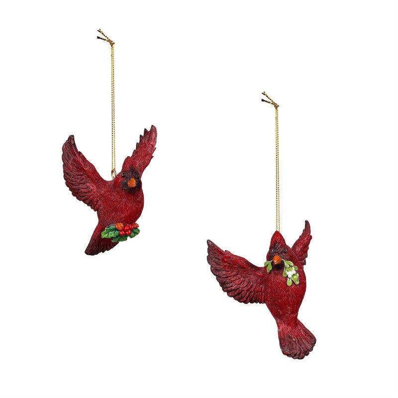 Holiday Resin Cardinal Ornament - The Flag Lady