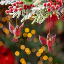 Holiday Resin Cardinal Ornament - The Flag Lady