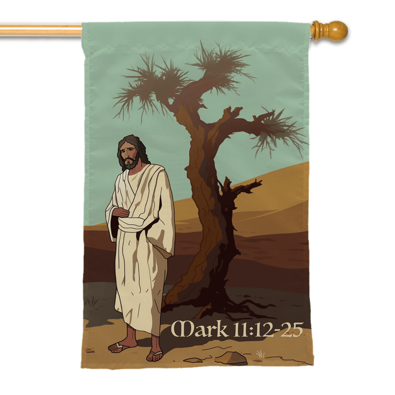 Holy Monday Flags - Mark 11:12 - 25 - The Flag Lady
