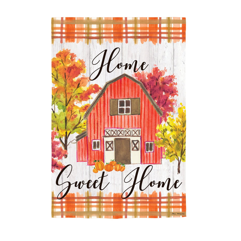 Home Sweet Home Moire Garden Flag - The Flag Lady