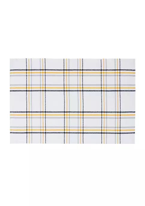 Honey Bee Plaid Placemats - The Flag Lady