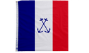 Honor Flag of the Chief of Staff of the French Navy - The Flag Lady
