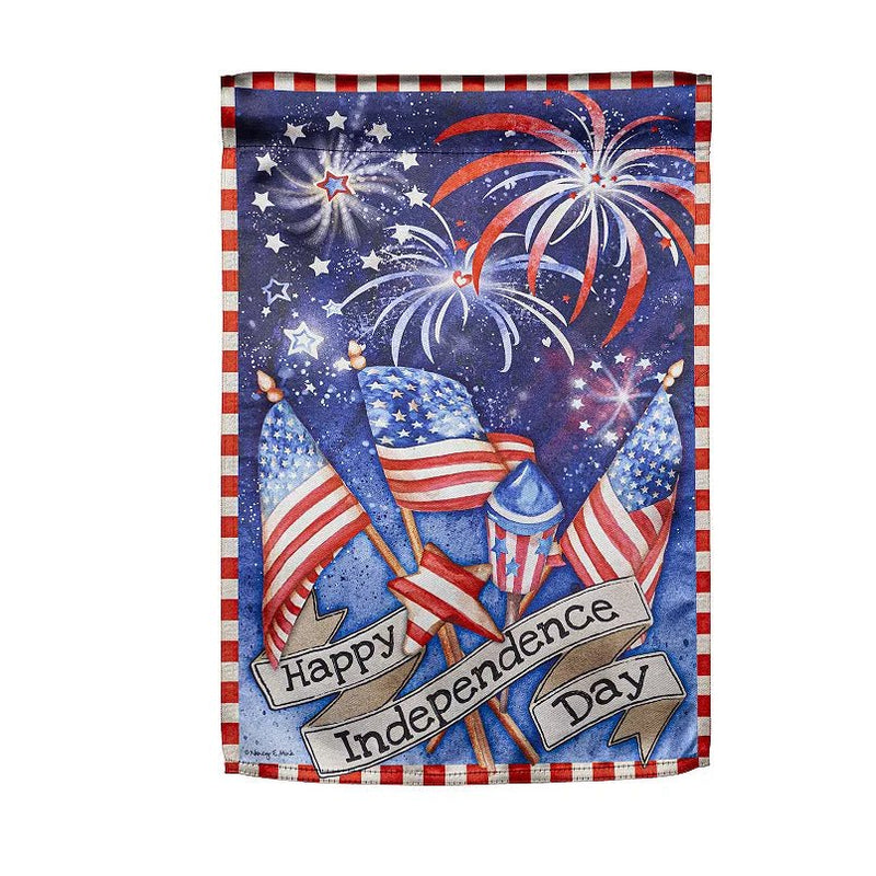 Independence Day Fireworks Flag - The Flag Lady