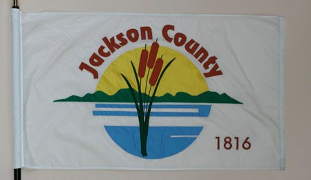 Jackson County Ohio Flag - 3x5 Feet - The Flag Lady