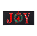 Joy to the World Wreath Sassafras Switch Mat - The Flag Lady
