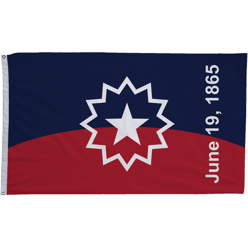 Juneteenth 1865 3x5 FT Nyl Glo Flag - The Flag Lady
