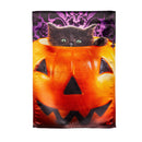 Kitten in Pumpkin Bucket Lustre Garden Flag - The Flag Lady