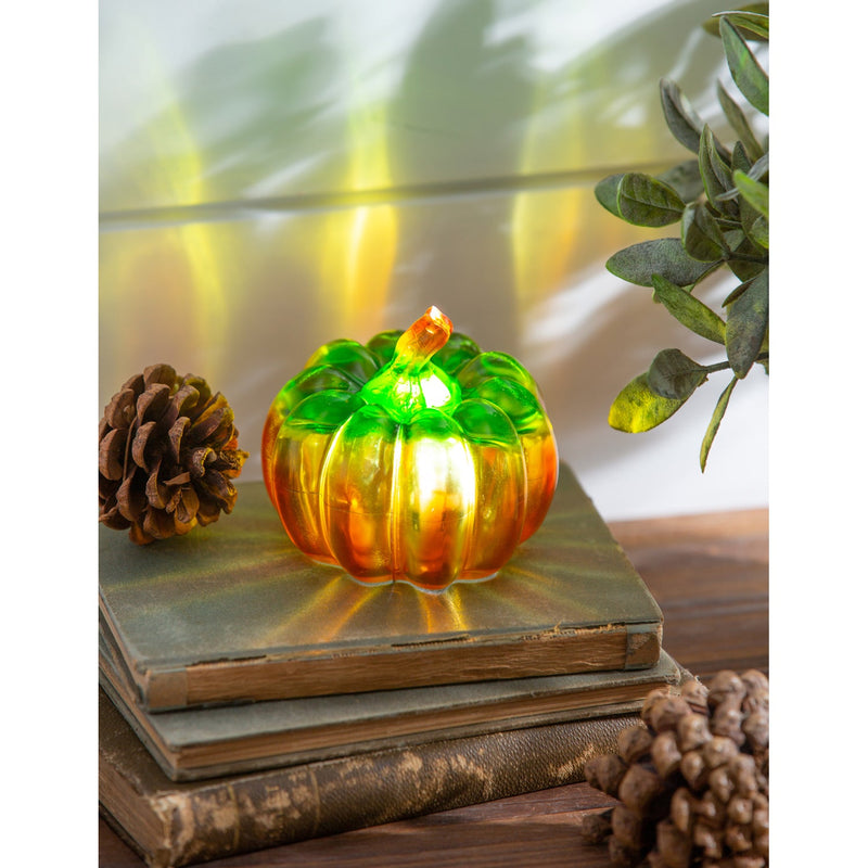 LED Light Up Pumpkin Table Decor - The Flag Lady