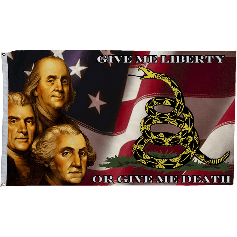 Liberty or Death Flag - The Flag Lady