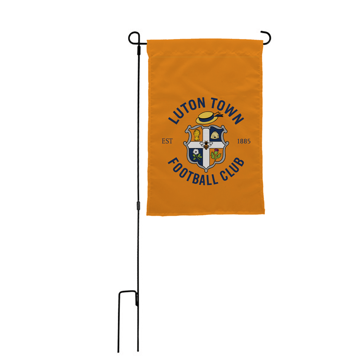 Luton Town LT rare fanion vintage football banderin pennant wimpel Luton Town LT rare fanion vintage football banderin pennant wimpel