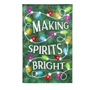 Making Spirits Bright Banner - The Flag Lady
