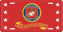 Marines License Plate - The Flag Lady