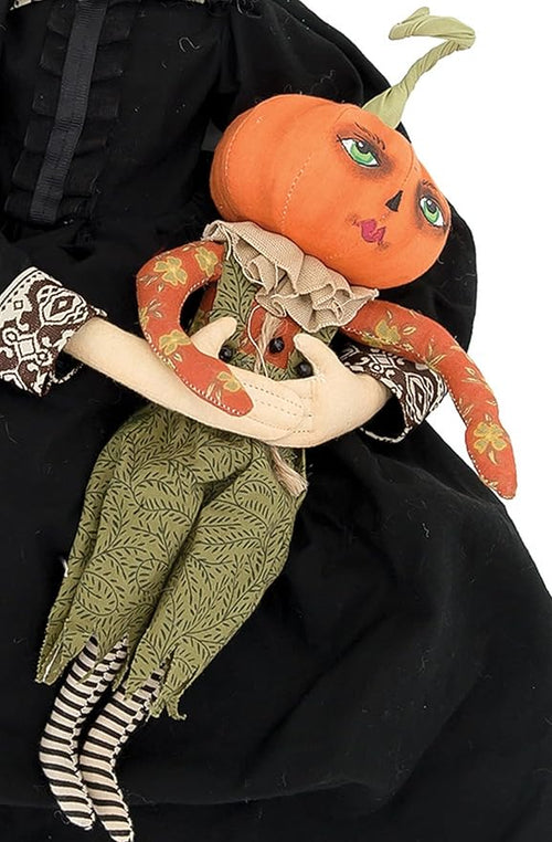 ハロウィン人形 エスメラルダ・スパイダー・ウィッチ Marleigh Witch & Pumpkin Fig / Joe Spencer