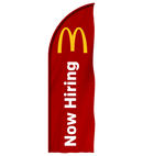 McDonald's "Now Hiring" Feather - The Flag Lady