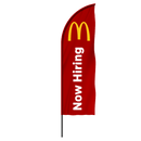 McDonald's "Now Hiring" Feather - The Flag Lady