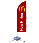 McDonald's "Now Hiring" Feather - The Flag Lady