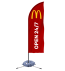 McDonald's "Open 24/7" Feather - The Flag Lady