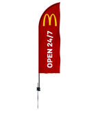 McDonald's "Open 24/7" Feather - The Flag Lady