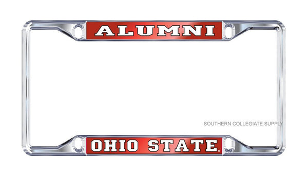 Metal License Plate Frame OSU Alumni - The Flag Lady