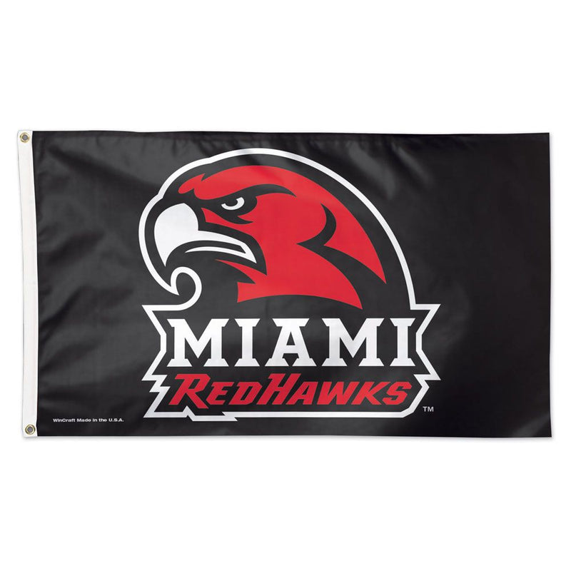 Miami University RedHawks Flag - Deluxe 3' X 5' - The Flag Lady