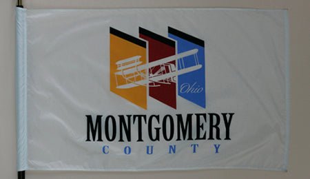 Montgomery County Ohio Flag - 3x5 Feet - The Flag Lady