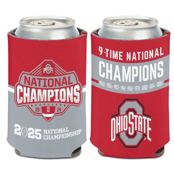 National Champions OSU Buckeyes Can Cooler (12oz.) - The Flag Lady