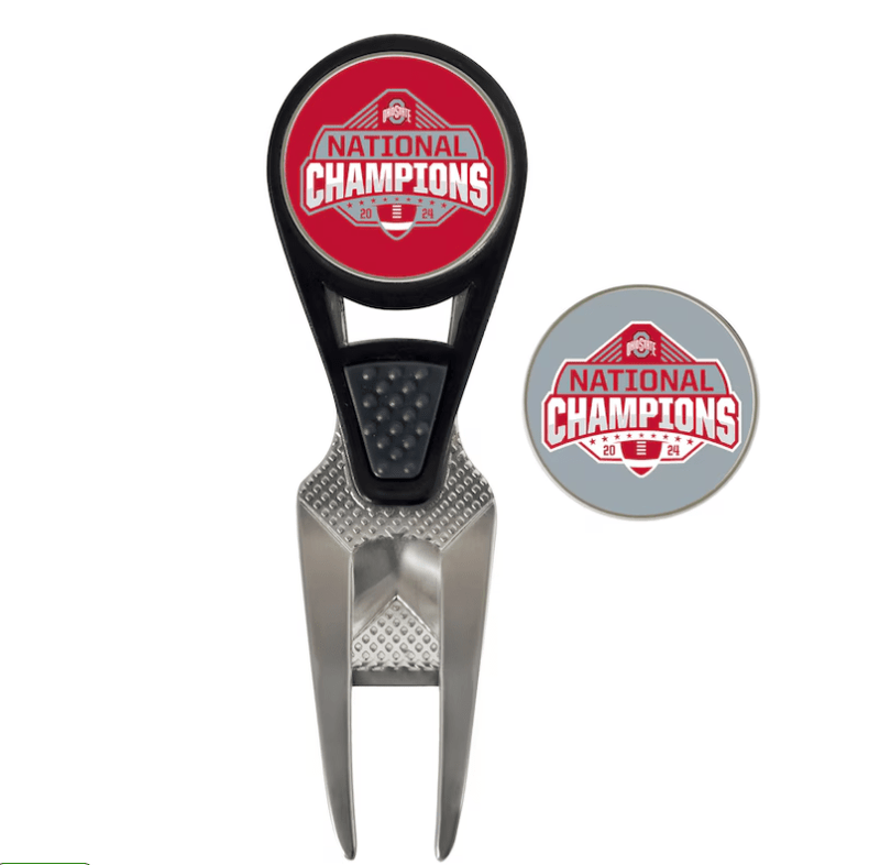 National Champions OSU CVX Repair Tool & Markers for Golf - The Flag Lady