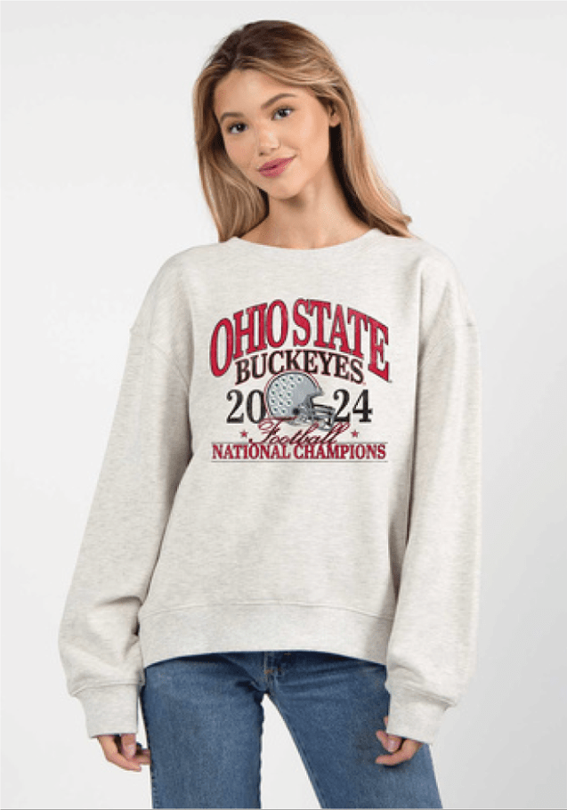 National Championship OSU Old School Crew (Ash Grey) - The Flag Lady