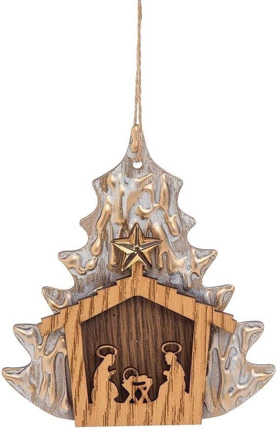 Nativity Ornament (MDF) - The Flag Lady