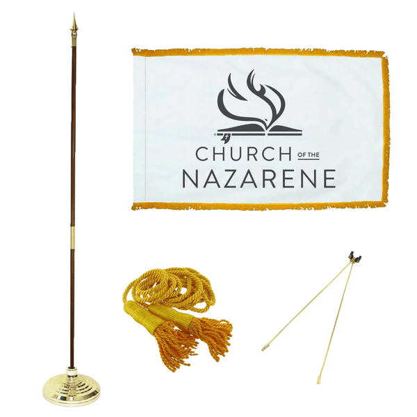 Nazarene Church Indoor Mounted Sets - The Flag Lady