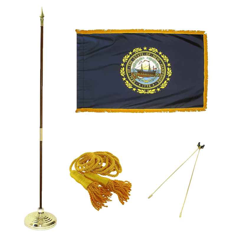 New Hampshire Indoor Mounted Sets - The Flag Lady