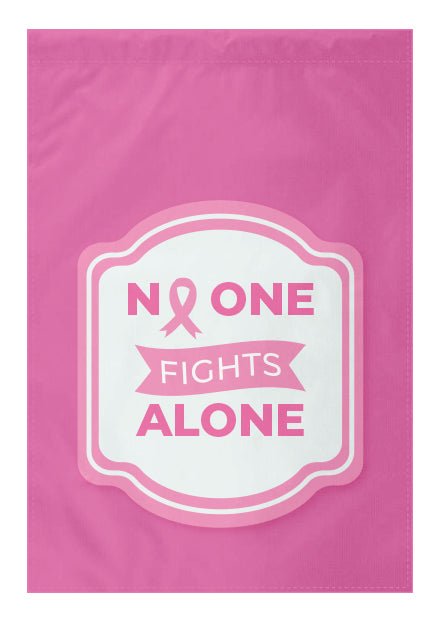 No One Fights Alone Garden Flag - The Flag Lady