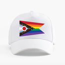 Ohio Pride Flag Hats - White - The Flag Lady
