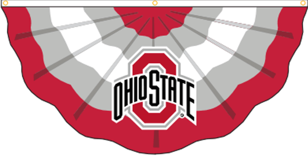 Ohio State Athletic Logo Bunting - The Flag Lady