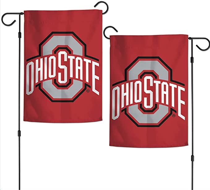 Ohio State Athletic Logo Garden Flag - The Flag Lady