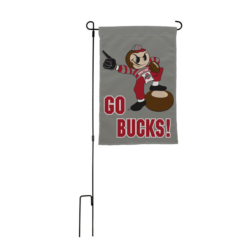 Ohio State Brutus Buckeye "Go Bucks" Flags - The Flag Lady