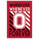 Ohio State Buckeye Forever Fan Flag - The Flag Lady