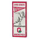 Ohio State Buckeyes Football Wood Sign - The Flag Lady