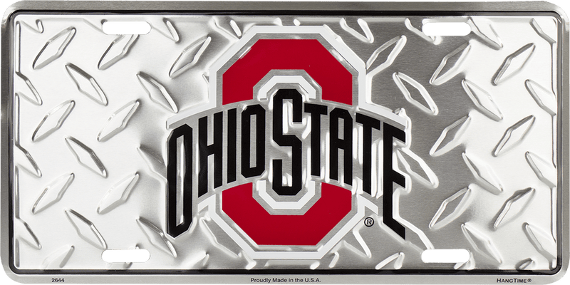 Ohio State Buckeyes Metal License Plates - The Flag Lady