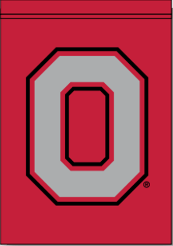 Ohio State Outlined Block O Banners - The Flag Lady